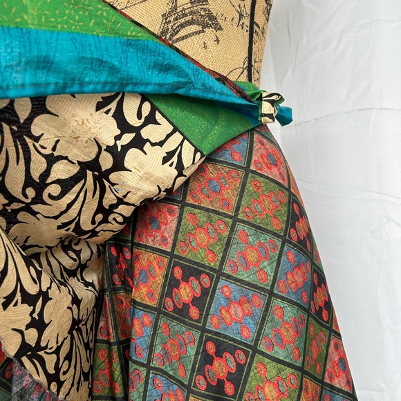 Earthbound trading company reversible  boho festival rap skirt - Picture 4 of 12